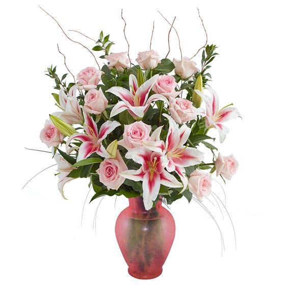 luxurious-dozen-stargazer-lilies-in-vase