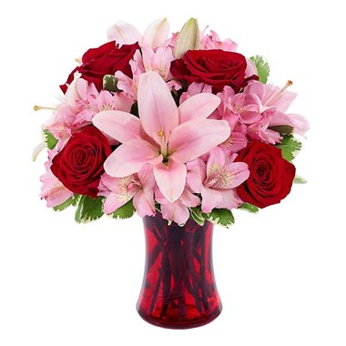 &quot;Make me Blush&quot; bouquet of flowers (BF383-11K)