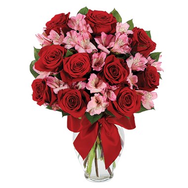 Rose & Alstroemeria Romance Bouquet