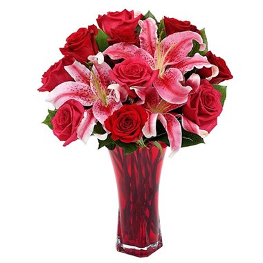 Raspberry Red Kisses Bouquet