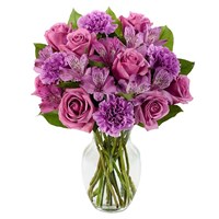 Perfectly purple flower bouquet (BF395-11K)